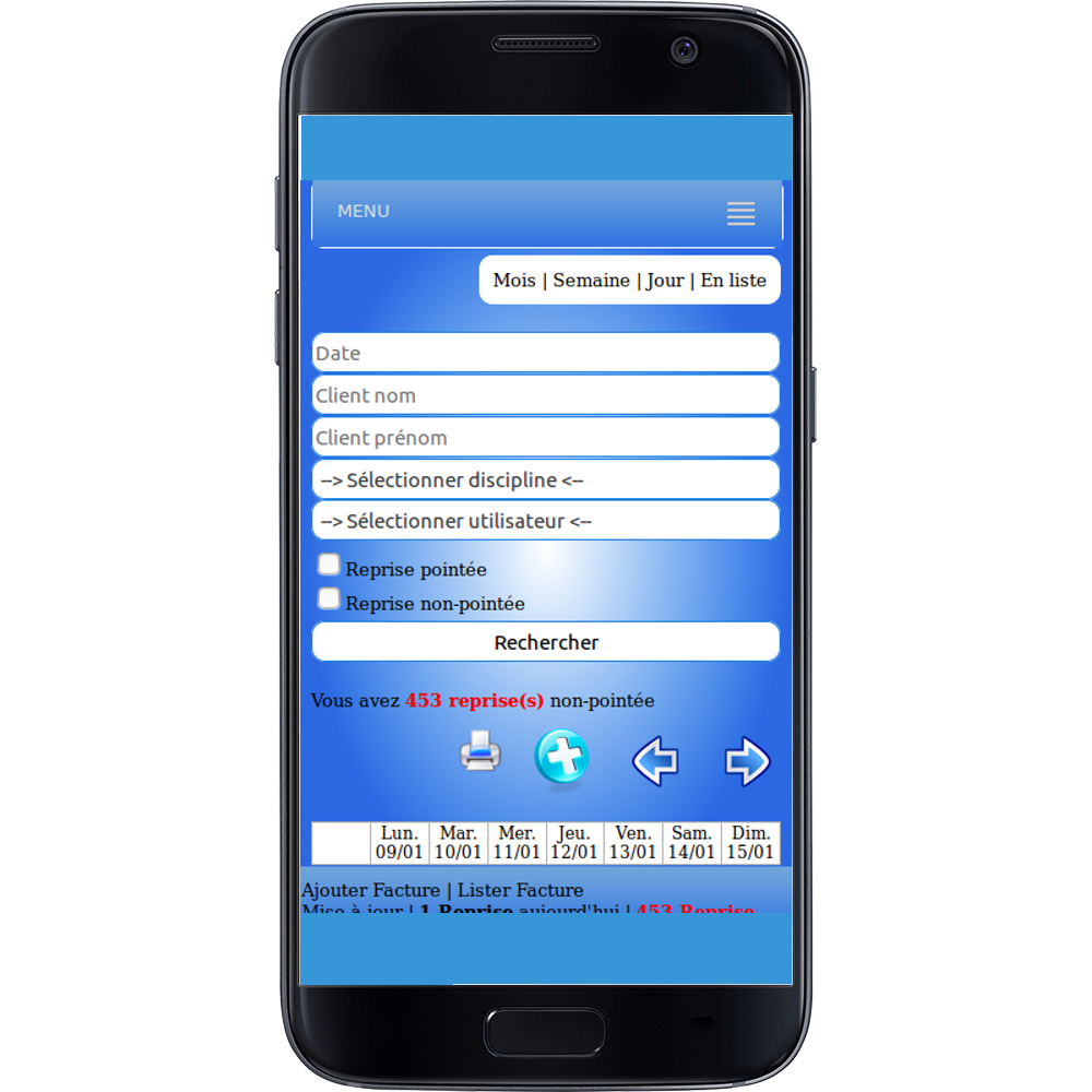 G�rer un centre �questre sur smartphone